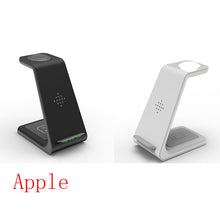 Load image into Gallery viewer, 3 In 1 Fast Charging Station Wireless Charger Stand Wireless Quick Charge Dock For Phone Holder