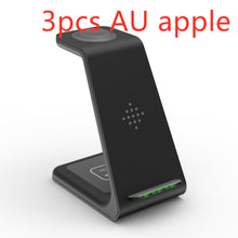 Load image into Gallery viewer, 3 In 1 Fast Charging Station Wireless Charger Stand Wireless Quick Charge Dock For Phone Holder
