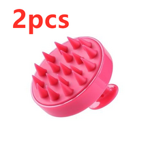 Load image into Gallery viewer, Silicone Shampoo Brush Massage Scalp Hair Brush