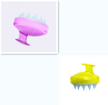 Load image into Gallery viewer, Silicone Shampoo Brush Massage Scalp Hair Brush