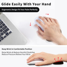 Load image into Gallery viewer, Ergonomic Mouse Wrist Rest Mouse Pads Silicon Gel Non-Slip Streamline Wrist Rest Support Mat Computer Mouse Pad For Office Gaming PC Accessories