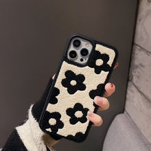 Load image into Gallery viewer, Plush Flowers Are Suitable For Ladies Autumn And Winter Mobile Phone Cases