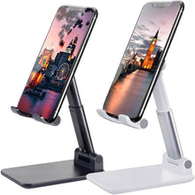 Load image into Gallery viewer, Cell Phone Stand Desktop Holder Tablet Stand Mount Mobile Phone Desktop Tablet Holder Table Cell Foldable Extend Support Desk Mobile Phone Holder Stand
