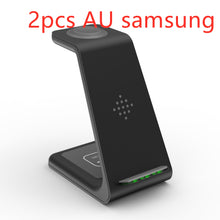 Load image into Gallery viewer, 3 In 1 Fast Charging Station Wireless Charger Stand Wireless Quick Charge Dock For Phone Holder