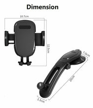 Load image into Gallery viewer, 360 Rotatable Phone Mount Holder Car Dashboard Gravity Adjustable GPS Stand Rotating Car Phone Holder Universal Dashboard Mount Car Holder GPS Phone Stands Auto Accessories Car Phone Holder
