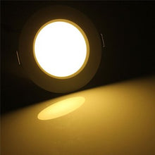 Load image into Gallery viewer, 1/5/10pcs 3W Round LED Recessed Ceiling Panel Down Light With Driver