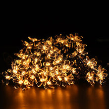 Load image into Gallery viewer, 5/6.5/7/12M Solar LED String Christmas Blossom Lights Party Lamp 8 Mode