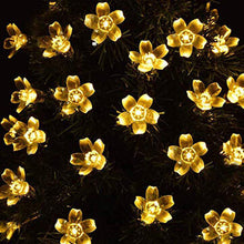 Load image into Gallery viewer, 5/6.5/7/12M Solar LED String Christmas Blossom Lights Party Lamp 8 Mode
