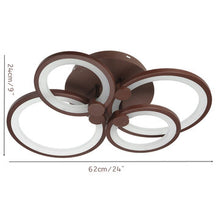 Load image into Gallery viewer, 4 Heads LED Ceiling Light Pendant Lamp Hallway Dimmable Remote Control Fixture
