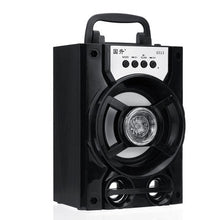 Load image into Gallery viewer, Portable bluetooth Subwoofer Speaker TF Card U Disk Music Player FM Radio Microphone for Meeting Dance Party Lecture