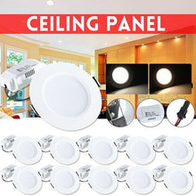 Load image into Gallery viewer, 1/5/10pcs 3W Round LED Recessed Ceiling Panel Down Light With Driver