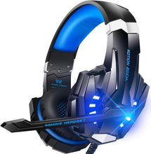Load image into Gallery viewer, Kotion EACH G9000 Gaming Headset Deep Bass Stereo Game Headphone with Microphone LED Light for PC Laptop+Gaming Mouse+Mice Pad