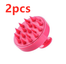 Load image into Gallery viewer, Silicone Shampoo Brush Massage Scalp Hair Brush
