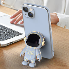 Load image into Gallery viewer, 3D Astronaut Phone Case Anti-Drop Electroplating Bracket
