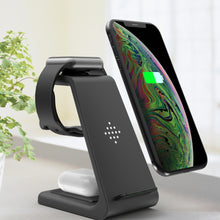 Load image into Gallery viewer, 3 In 1 Fast Charging Station Wireless Charger Stand Wireless Quick Charge Dock For Phone Holder
