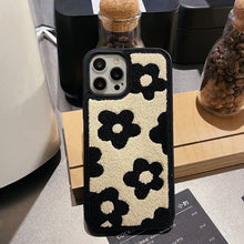 Load image into Gallery viewer, Plush Flowers Are Suitable For Ladies Autumn And Winter Mobile Phone Cases
