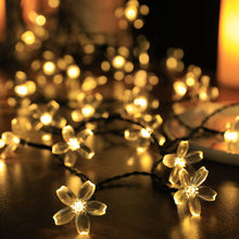 Load image into Gallery viewer, 5/6.5/7/12M Solar LED String Christmas Blossom Lights Party Lamp 8 Mode
