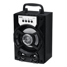 Load image into Gallery viewer, Portable bluetooth Subwoofer Speaker TF Card U Disk Music Player FM Radio Microphone for Meeting Dance Party Lecture
