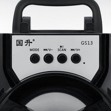 Load image into Gallery viewer, Portable bluetooth Subwoofer Speaker TF Card U Disk Music Player FM Radio Microphone for Meeting Dance Party Lecture
