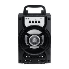 Load image into Gallery viewer, Portable bluetooth Subwoofer Speaker TF Card U Disk Music Player FM Radio Microphone for Meeting Dance Party Lecture
